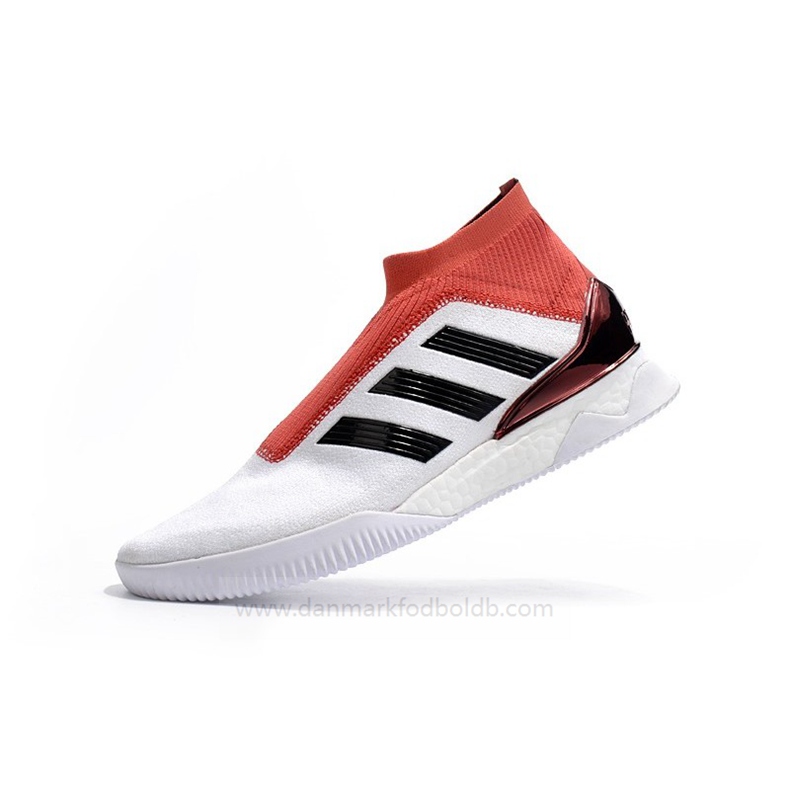 Adidas Predator Tango 18+ Turf Fodboldstøvler Herre – Hvid Rød